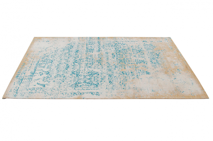 Covor vintage modern turcoaz-auriu|Covoare elegante premium [4]