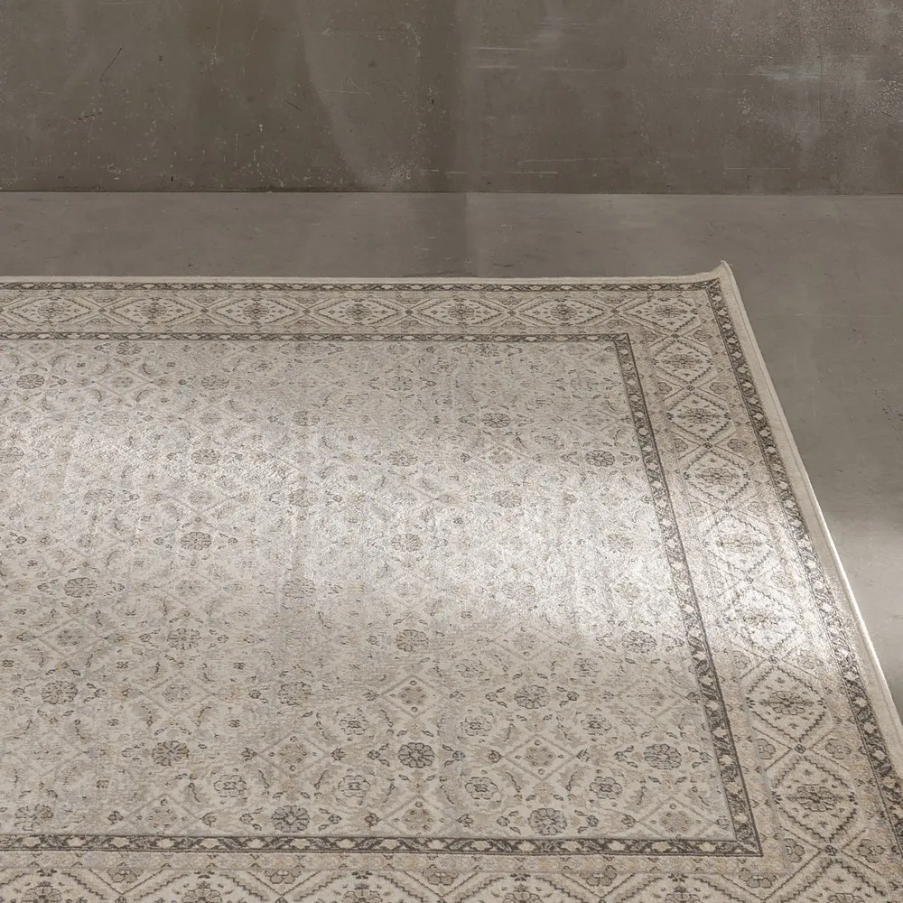 Covor vintage bej din viscoza | Covoare luxoase [1]