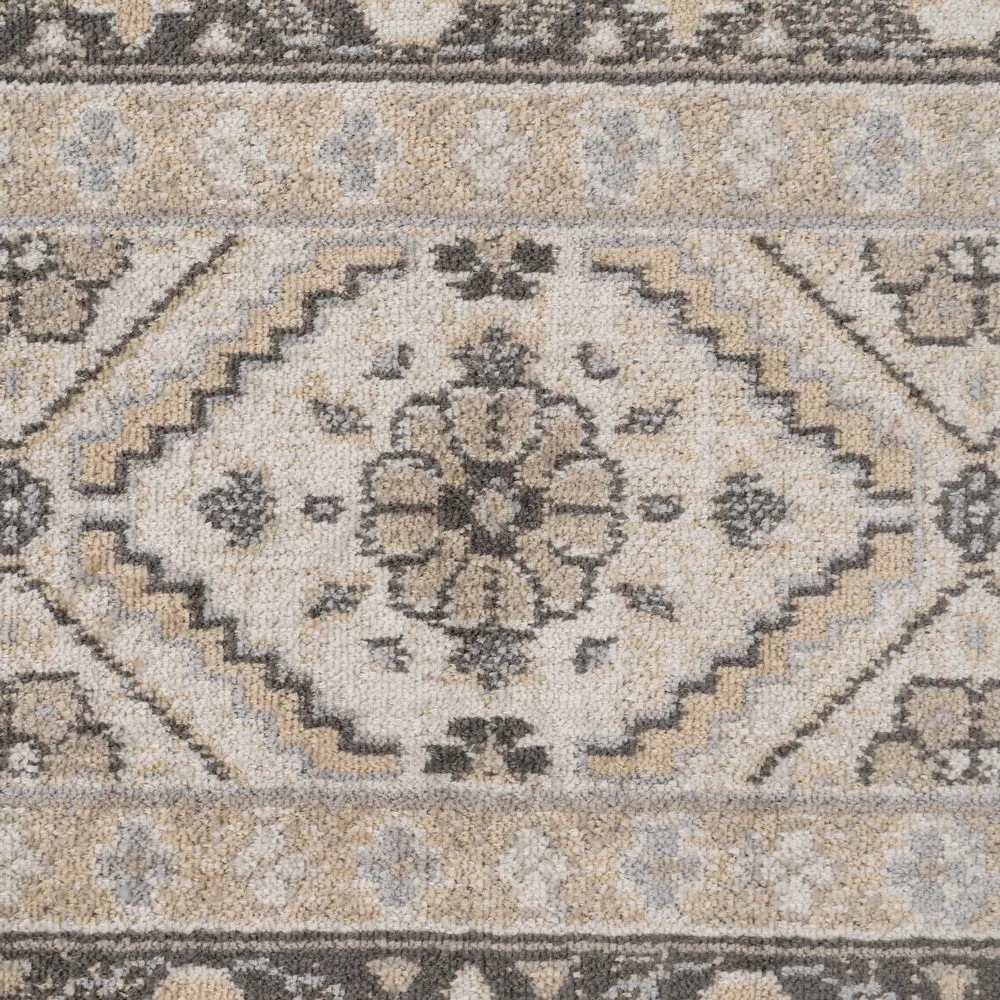 Covor vintage bej mare antiderapant | Covoare confortabile [4]