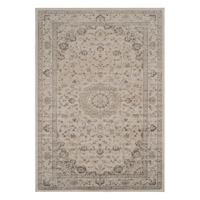 Covor vintage din viscoză cu desen ornamental amplu la dimensiune mare [1]