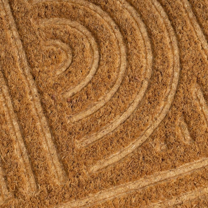 Covoraș din fibră de cocos cu arcade geometrice în relief [2]