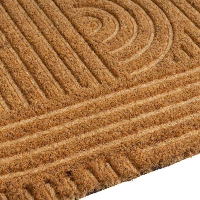 Covoraș din fibră de cocos cu arcade geometrice în relief [3]