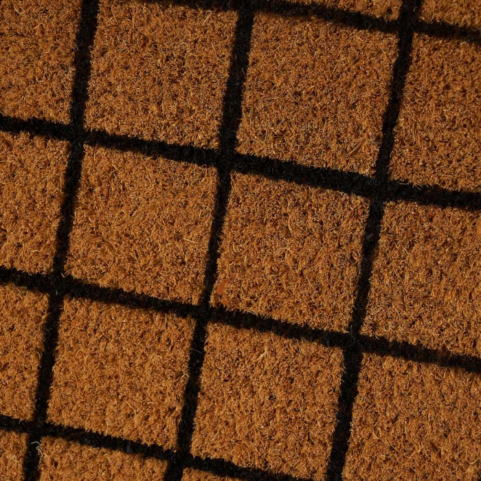 Covoraș de intrare din fibră de cocos cu model geometric [2]