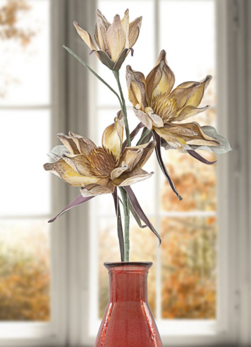 Flori galben-portocaliu CreativDeco - Decoratiuni vibrante pentru living [5]