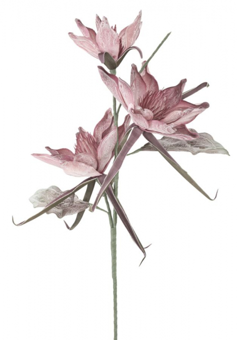 Flori roz artificiale CreativDeco - Plante artificiale pentru decor feminin elegant [1]