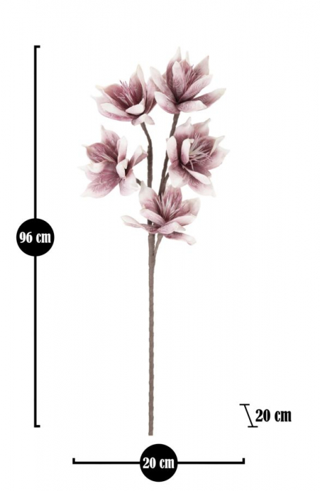 Crengute roz artificiale CreativDeco - Decoratiuni romantice pentru dormitor [5]