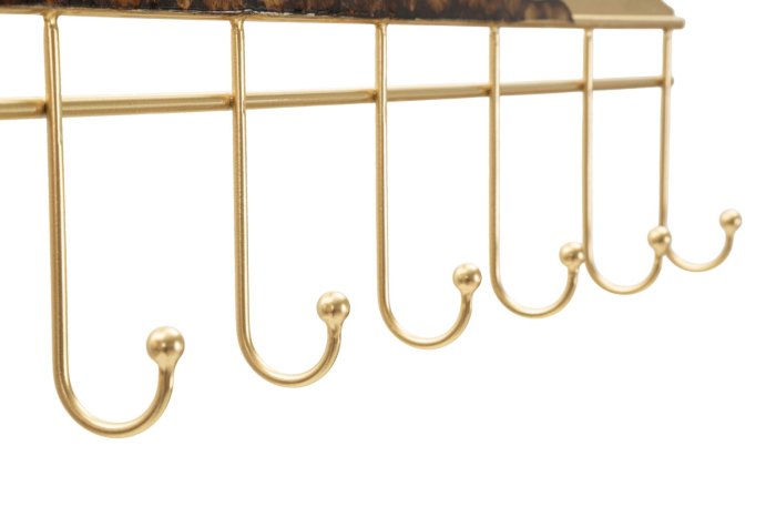 Cuier de perete decorativ metal multicolor design montan artistic [3]