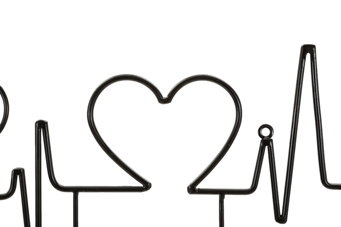 Cuier perete metal negru cafea design modern [5]