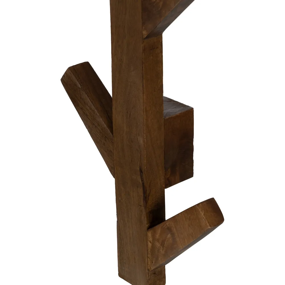 Cuier vertical lemn mango | Organizare hol sustenabila | CreativDeco [6]
