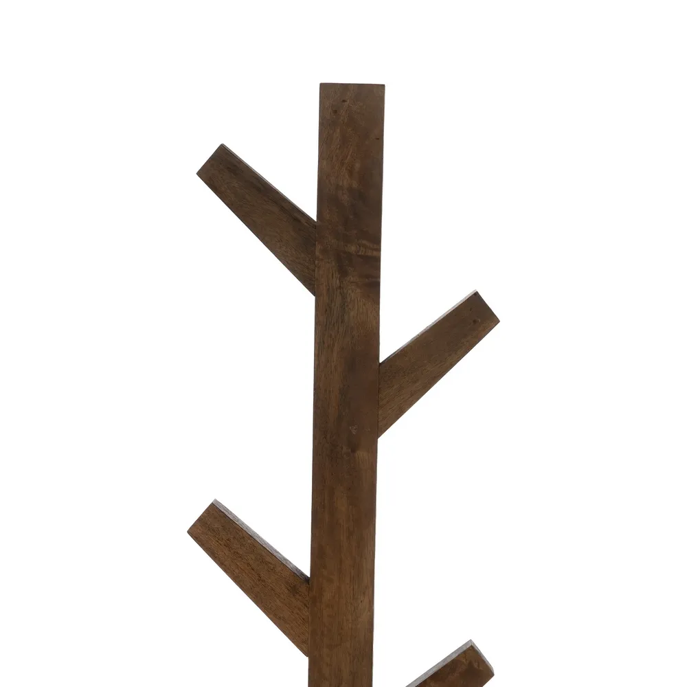 Cuier vertical lemn mango | Organizare hol sustenabila | CreativDeco [2]