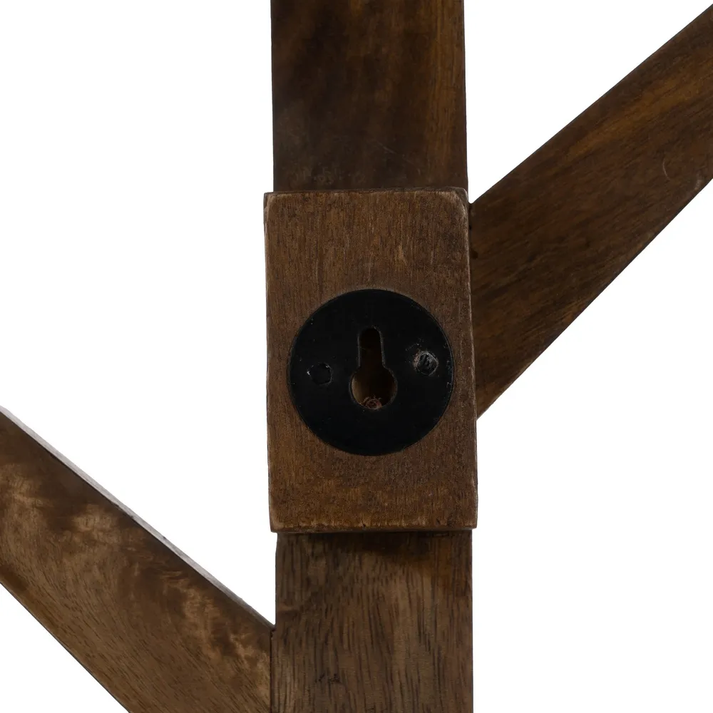 Cuier vertical lemn mango | Organizare hol sustenabila | CreativDeco [7]