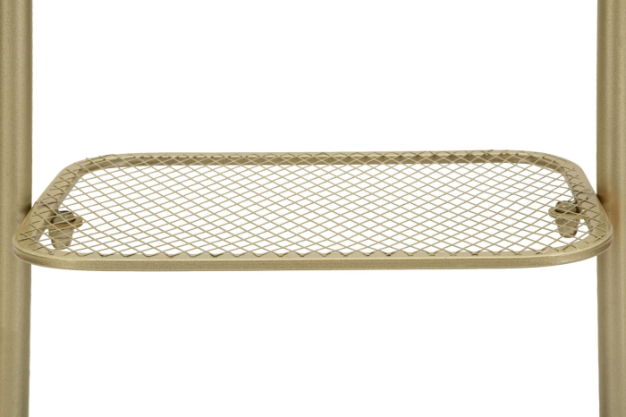 Cuier de podea din metal auriu cu bază marmură neagră design elegant [6]