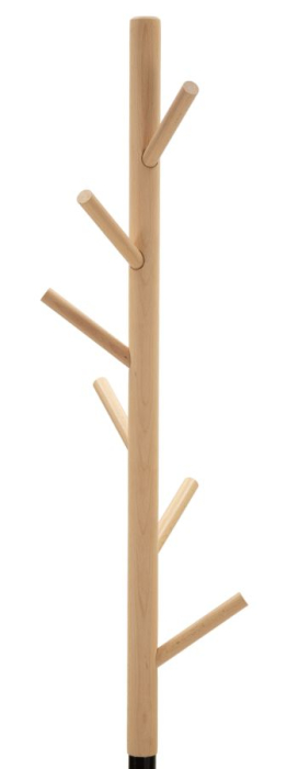 Cuier tip copac lemn fag și metal negru cu brațe [2]