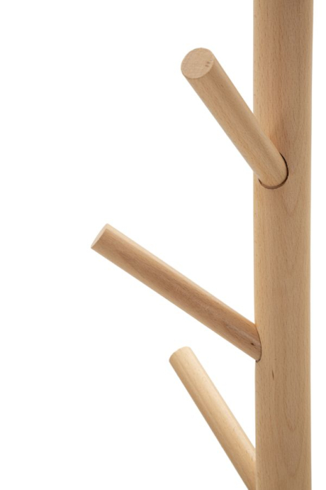 Cuier tip copac lemn fag și metal negru cu brațe [3]