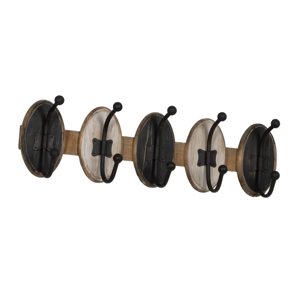 Cuier perete alb-negru modern | Cuiere decorative CreativDeco [2]