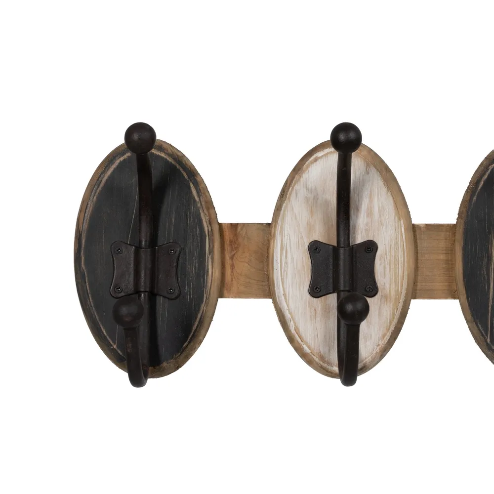 Cuier perete alb-negru modern | Cuiere decorative CreativDeco [3]