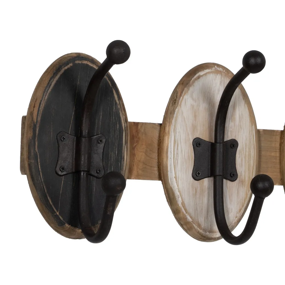 Cuier perete alb-negru modern | Cuiere decorative CreativDeco [4]