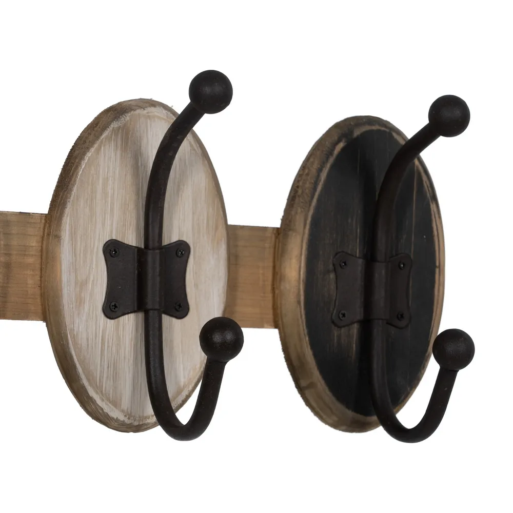 Cuier perete alb-negru modern | Cuiere decorative CreativDeco [5]