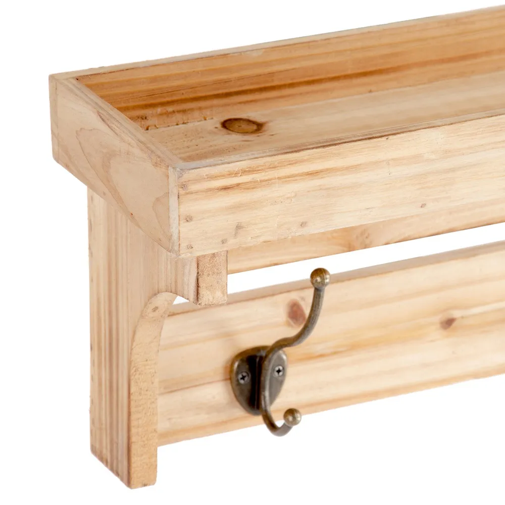 Cuier rustic brad | Organizare traditionala hol | CreativDeco [5]