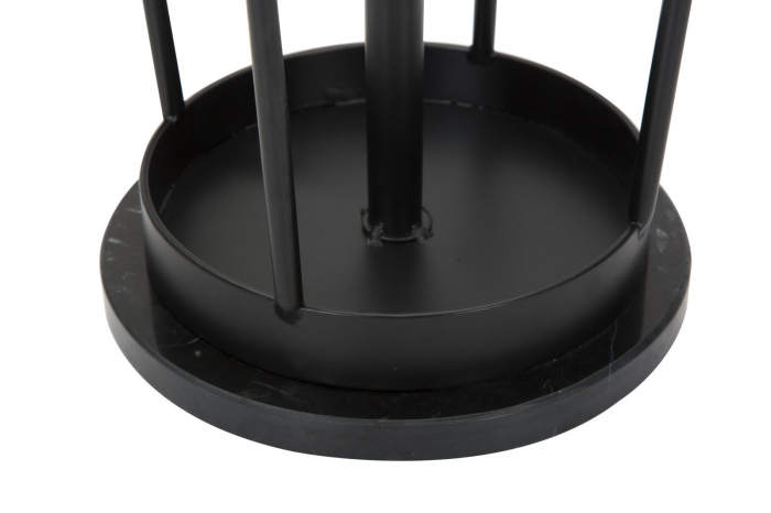 Cuier pom cu suport umbrela, negru auriu, metal [4]