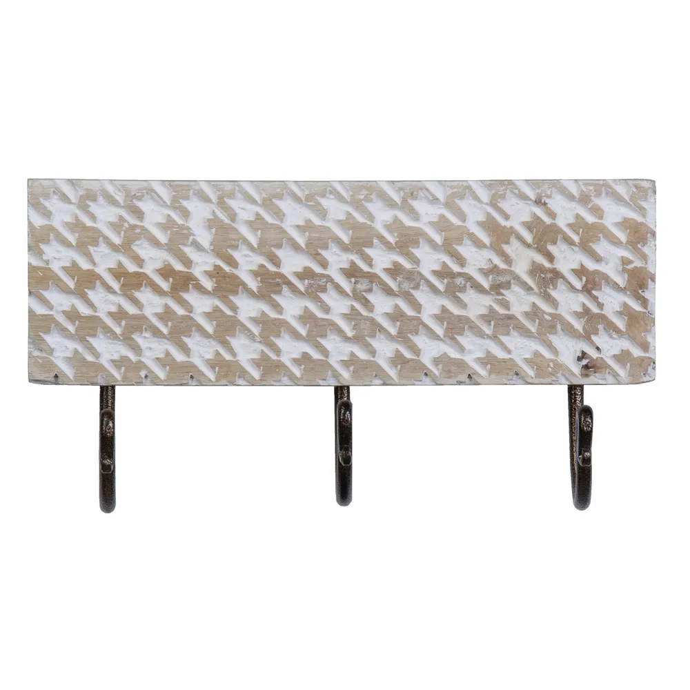 Cuier vintage 3 agatatori | Decoratiuni perete functionale [1]