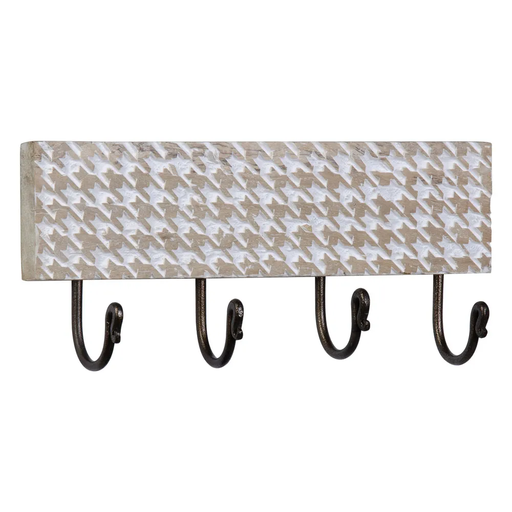 Cuier vintage 4 agatatori | Decoratiuni perete rustice [2]
