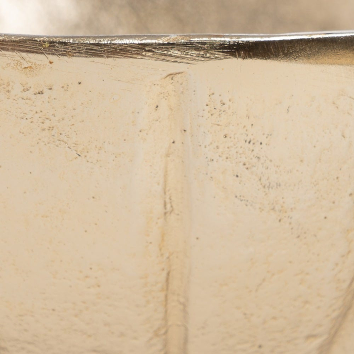 Cutie decorativă din metal auriu BOX GOLDEN METAL DECORATION 24 x 24 x 33 cm [9]