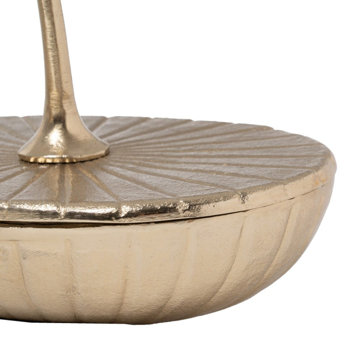 Cutie decorativă din metal auriu cu capac și mâner Box 31 x 21.50 x 35.50 cm [10]