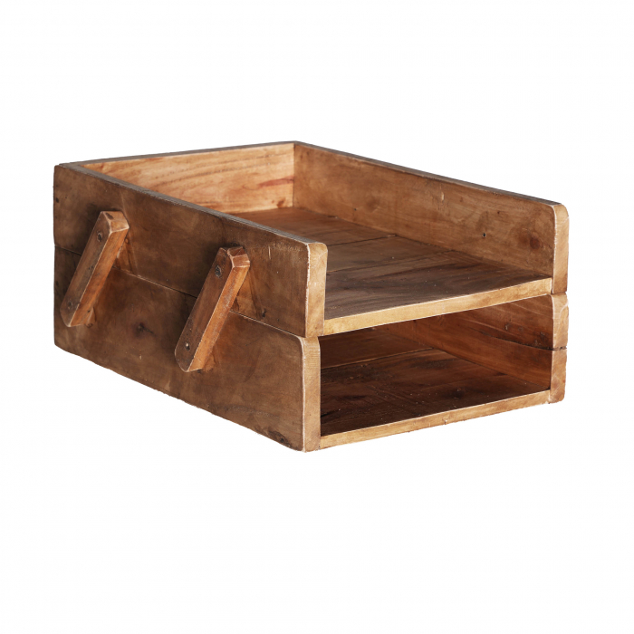 Cutie lemn mahogany vintage|Organizare etnica premium [1]