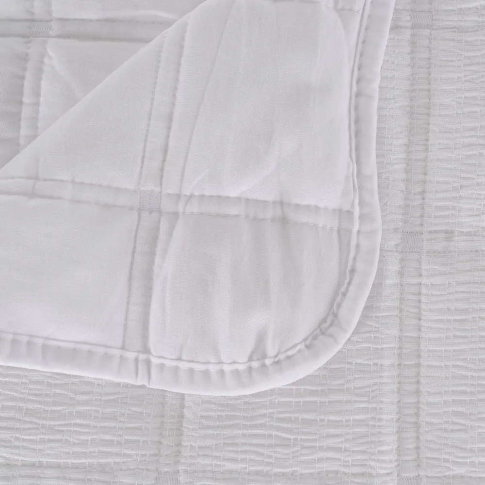 Cuvertura matlasata alba 270x260 cm | Cuverturi supradimensionate [2]