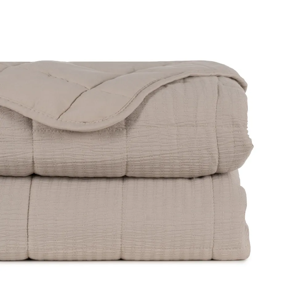 Cuvertura matlasata bej 180x260 cm | Cuverturi confortabile [1]