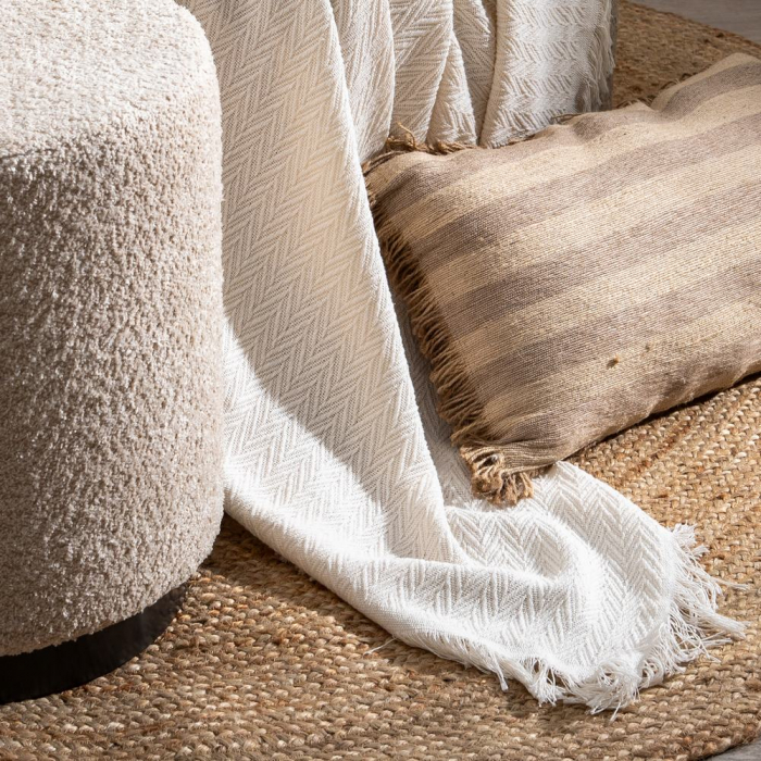 Cuvertura crem cu tesatura V | Cuverturi contemporane [7]