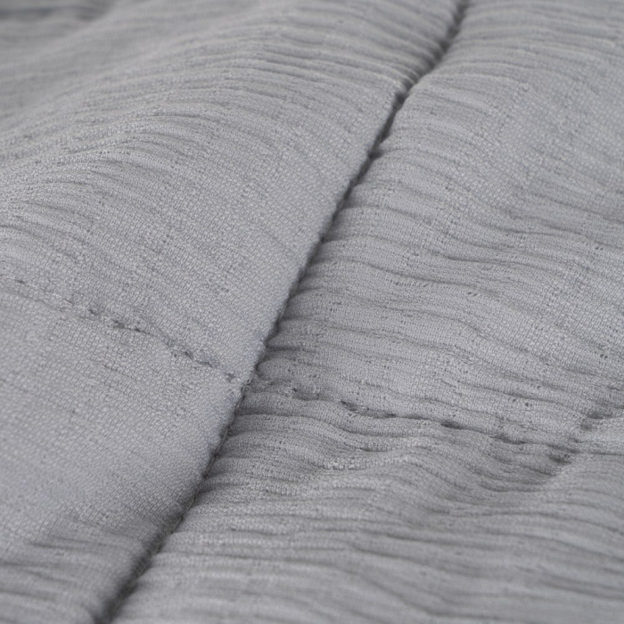 Cuvertura quilt gri pentru pat mare | Cuverturi confortabile [4]