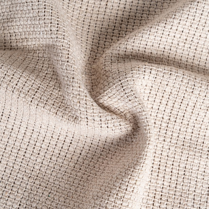 Cuvertură maro deschis din bumbac cu textură simplă 250 x 260 cm [4]