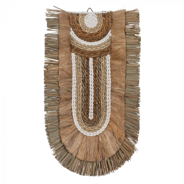 Decor perete vertical fibre rustice naturale [1]