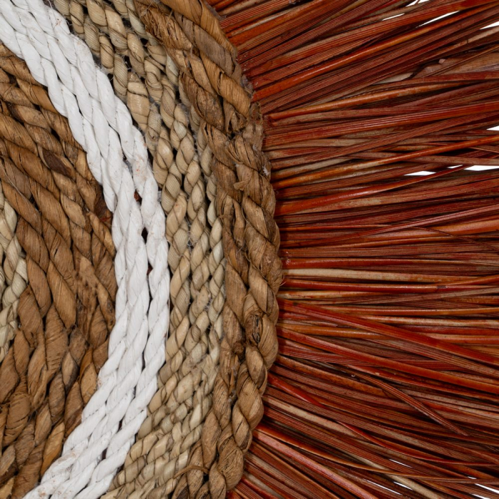 Decor rotund fibre naturale perete minimalist [4]