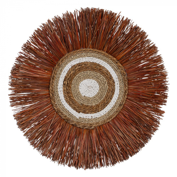 Decor rotund fibre naturale perete minimalist [1]