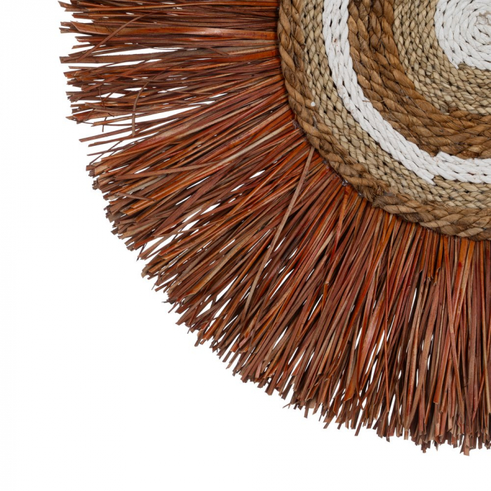 Decor rotund fibre naturale perete minimalist [2]