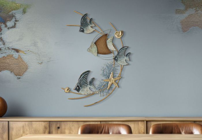Decor Perete Marin Glamour | Pesti si Coral | CreativDeco [2]