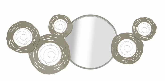 Decor Mural Modern cu Oglinda | Design Abstract | CreativDeco [3]