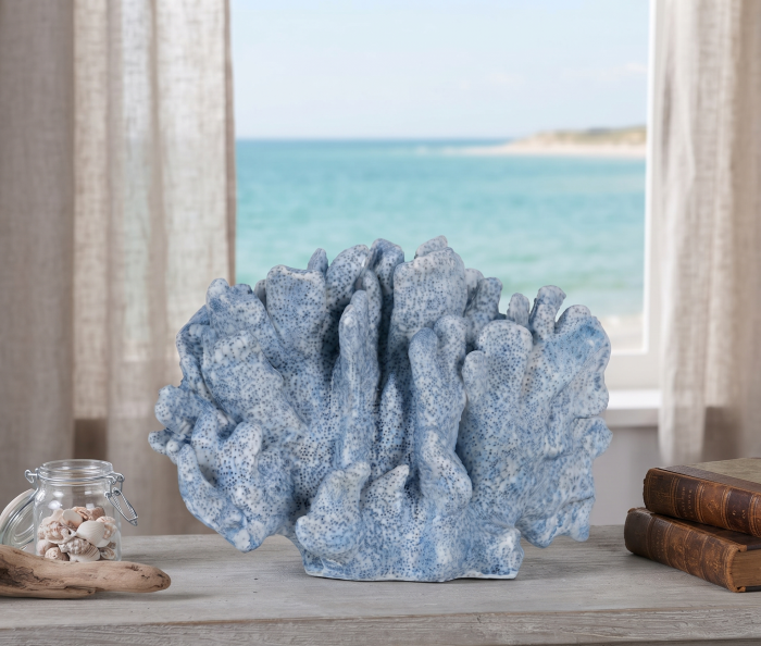 Figurina coral albastra detalii fine|Decoratiuni marine deosebite [2]