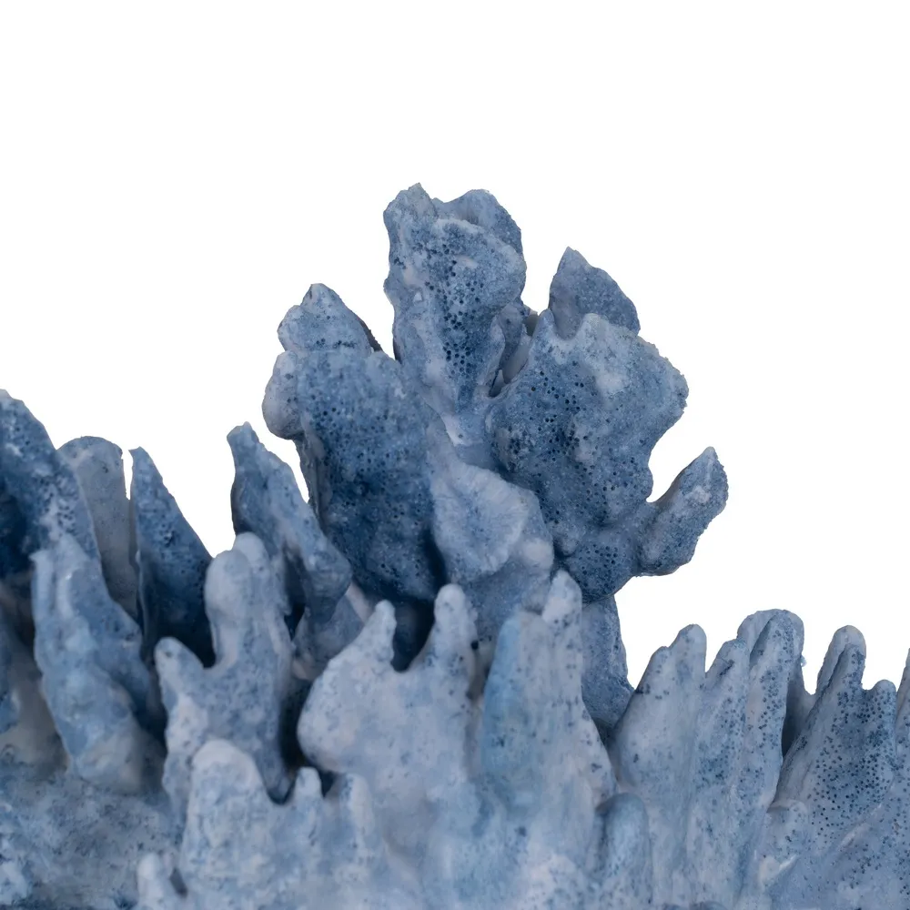 Figurina coral rasina albastra moderna|Decoratiuni marine unice [3]