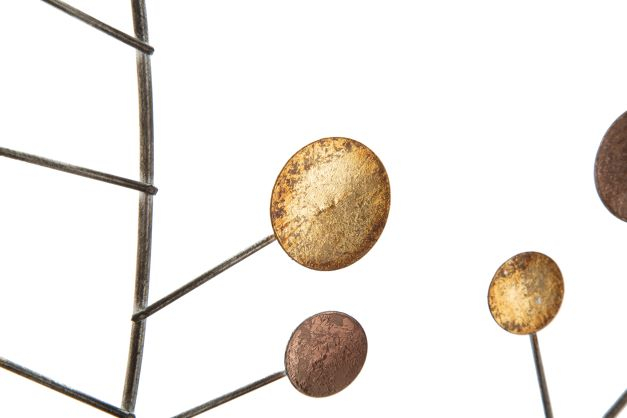 Decoratiune metalica Arborele Vietii, fier/mdf [5]