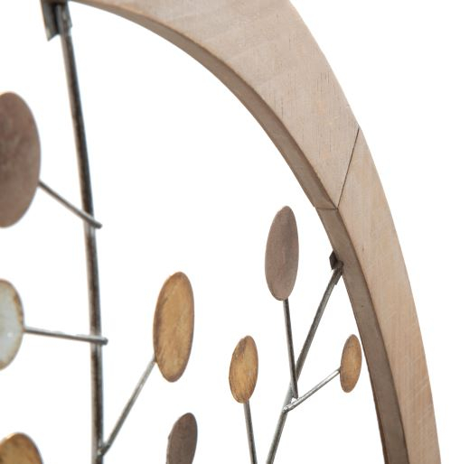 Decoratiune metalica Arborele Vietii, fier/mdf [6]