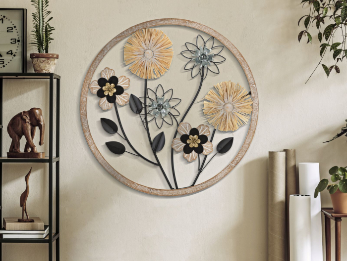 Decoratiune perete Boho Chic CreativDeco - Accent Rustic si Elegant pentru Interior [5]