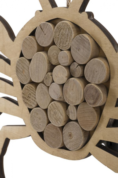Crab Stilizat Decorativ CreativDeco - Farmec Rustic pentru Perete [3]