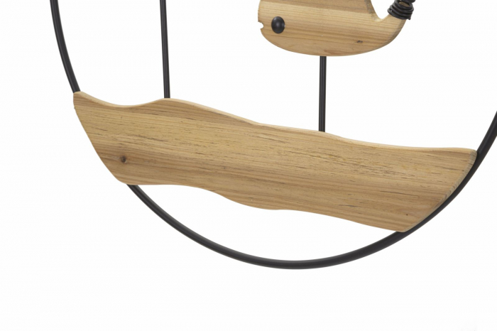 Balene Stilizate Lemn si Metal - Decor Marin CreativDeco [4]
