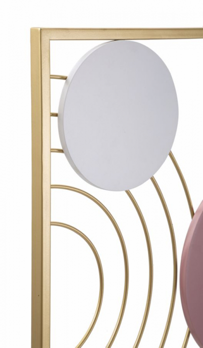 Decoratiune Geometrica Metal - Stil Modern CreativDeco [2]