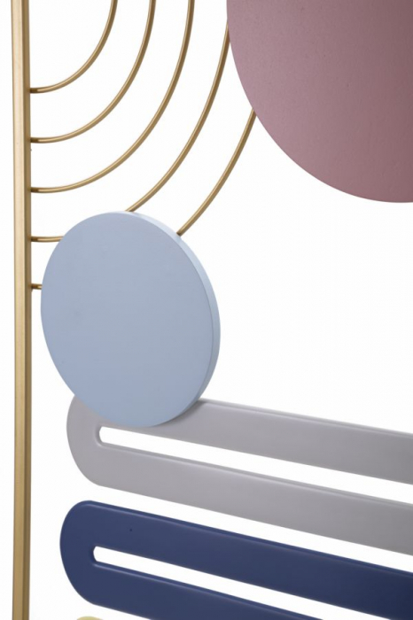 Decoratiune Geometrica Metal - Stil Modern CreativDeco [3]