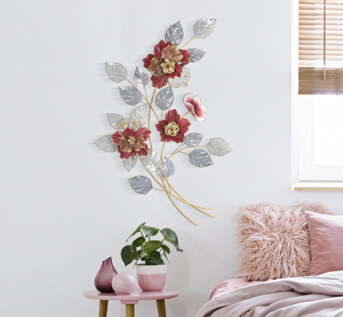 Decorațiune Glam CreativDeco - Flori Vibrante și Punct Focal pentru Decor Rafinat [5]